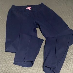 Lilly Pulitzer size M navy stretch Capri pants